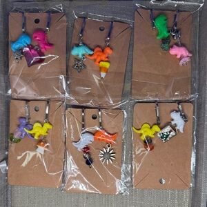 🧚🏻‍♀️ Zipper Pulls Year of Dinosaurs Set 12 Months Dino Charm for Backpacks